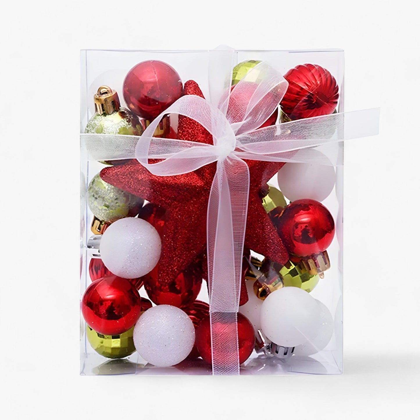 Set aus 30 Weihnachtsdekorationen - Verwandeln Sie Ihren Baum mit festlicher Eleganz