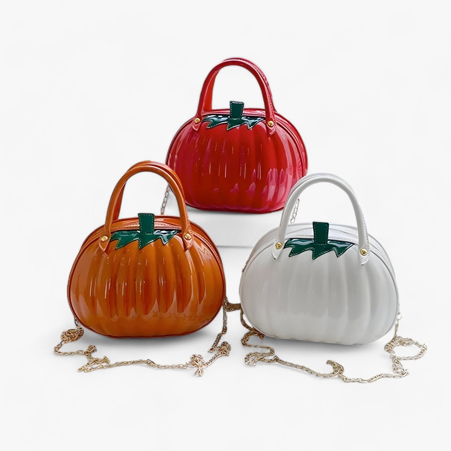 Kreative Handtasche Kürbis - Trendy und Stylische Schultertasche für Frauen
