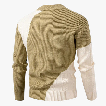 Felix | Oversize Herrenpullover, warm und elegant, Farbabgleich, für den Herbst