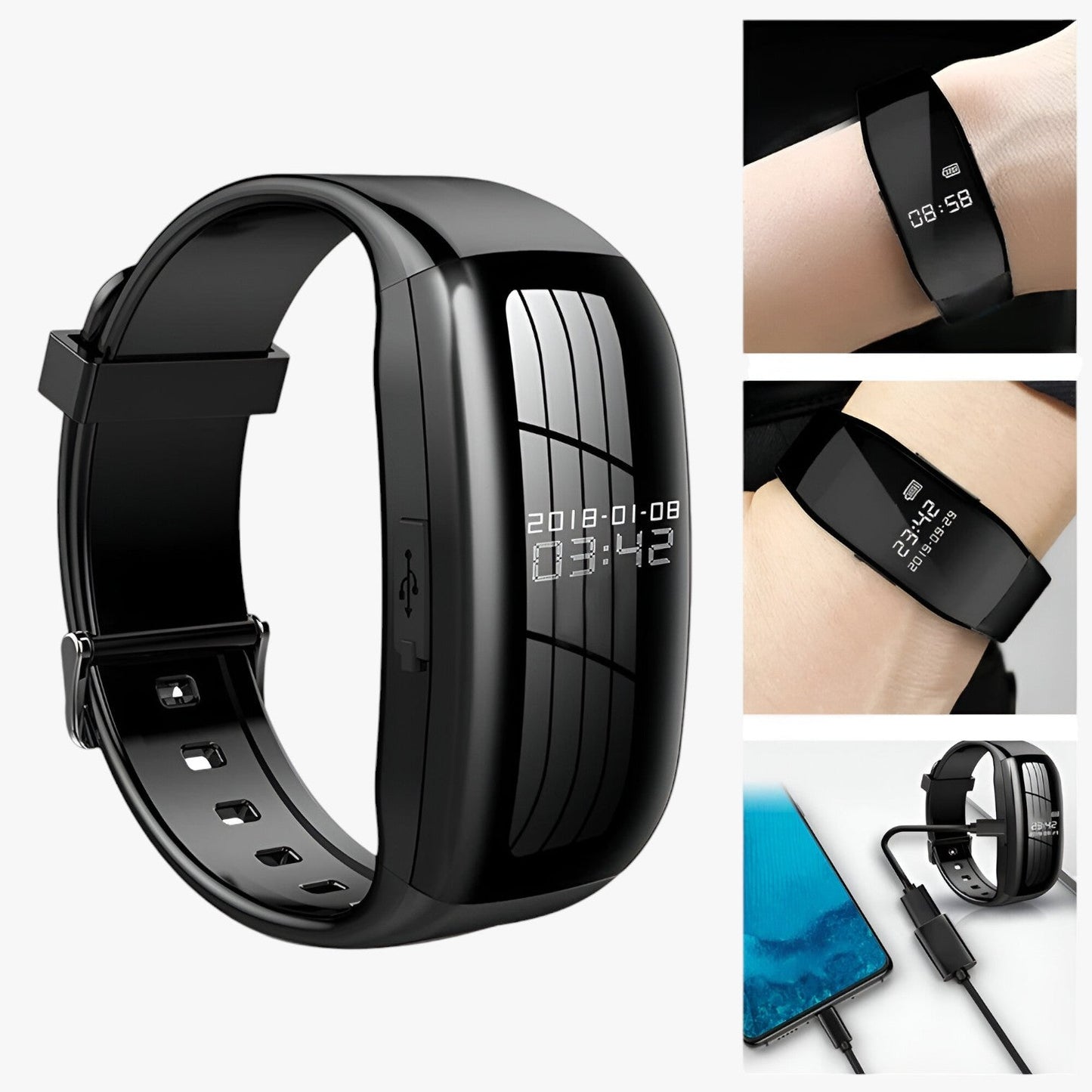 Joris | Mini-Fotokamera Uhr – Diskrete Aufnahme und Speicherung in einem einzigen Armband