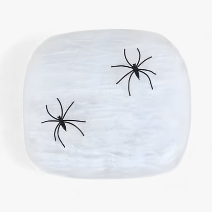 Halloween-Webennetz - Dehnbares Spinnennetz und Spinnen für düstere Party-Accessoires