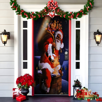 HolidayCheer | Polyester Weihnachts Hintergrundbanner - Schaffen Sie eine Festliche Atmosphäre für Ihre Dekorationen
