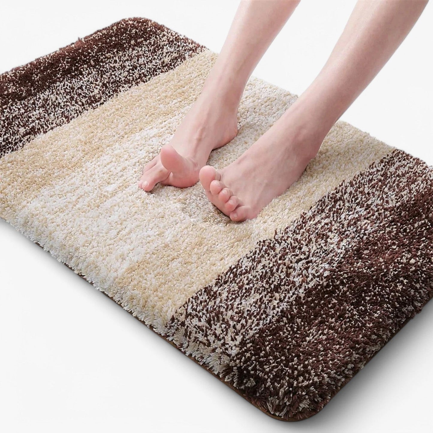 Heidi Trockene Füße in Sekundenschnelle – Super absorbierende rutschfeste Badmatte
