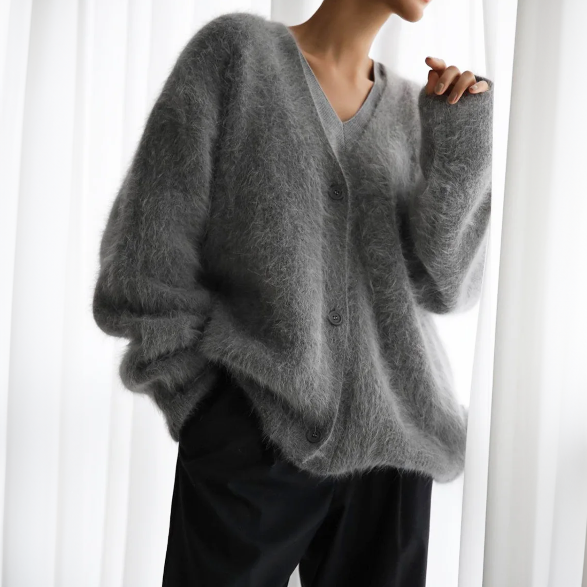 Damen Kaschmir-Strickjacke – Noelia