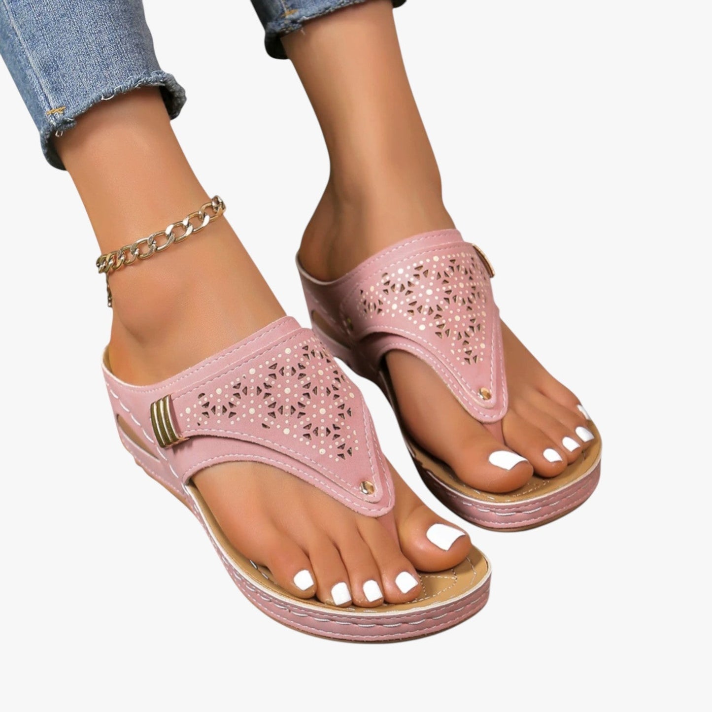 Julia – Damen-Sandalen mit Sommerabsatz
