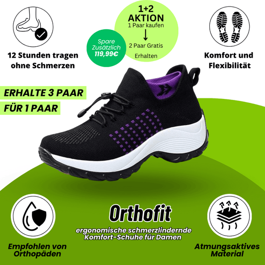 Orthofit - ergonomische Komfort-Schuhe für Damen