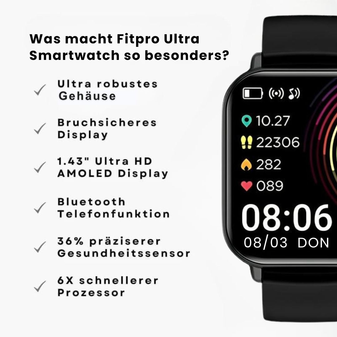 Fitpro Ultra – Smartwatch für iOS/Android