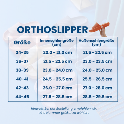 Orthoslipper - das Original für sicheres, gelenkschonendes Gehen für Senioren