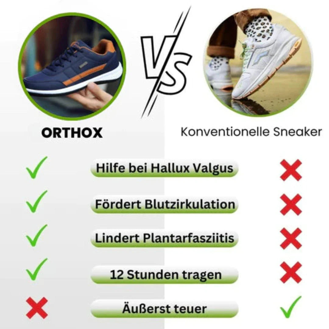 OrthoX Hallux – ergonomische Hallux-Valgus-Schuhe
