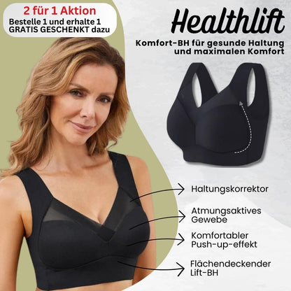 Healthlift: bügelloser Komfort-BH für bessere Haltung