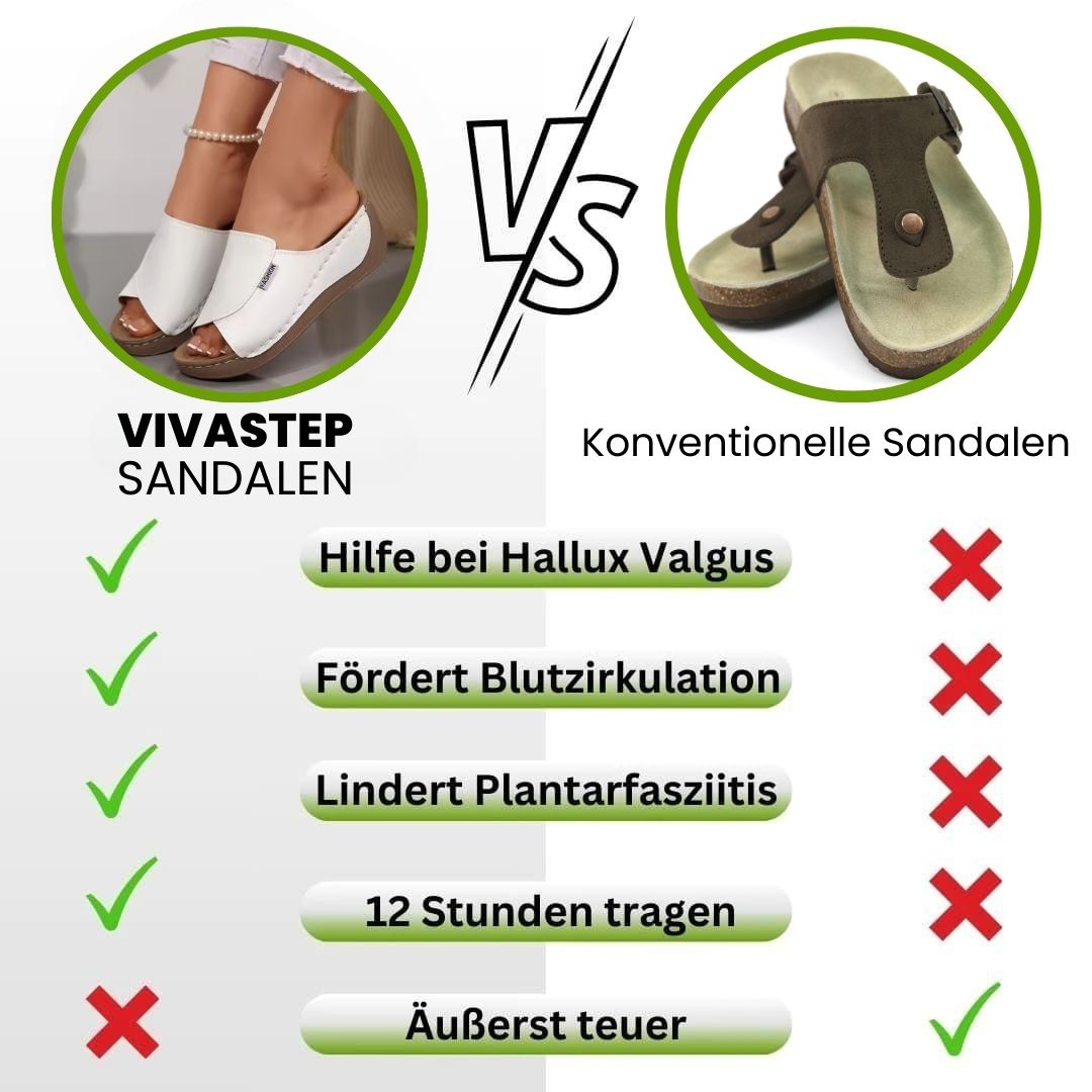 VivaStep - Ergonomische & rutschfeste Sandalen