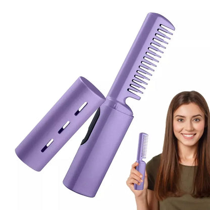 GlowTress Go™ - Kabelloser tragbarer USB-Haarglätter