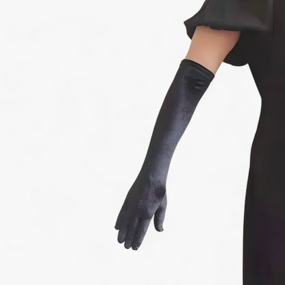 Damen-Velourhandschuhe - Eleganter Retro-Stil und Wärme