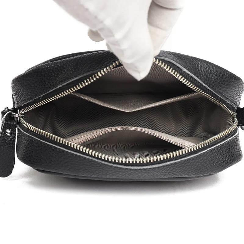 Elegante Leder Crossbody-Tasche