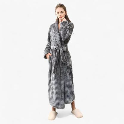 Sofia | Weiche Fleece-Bademantel