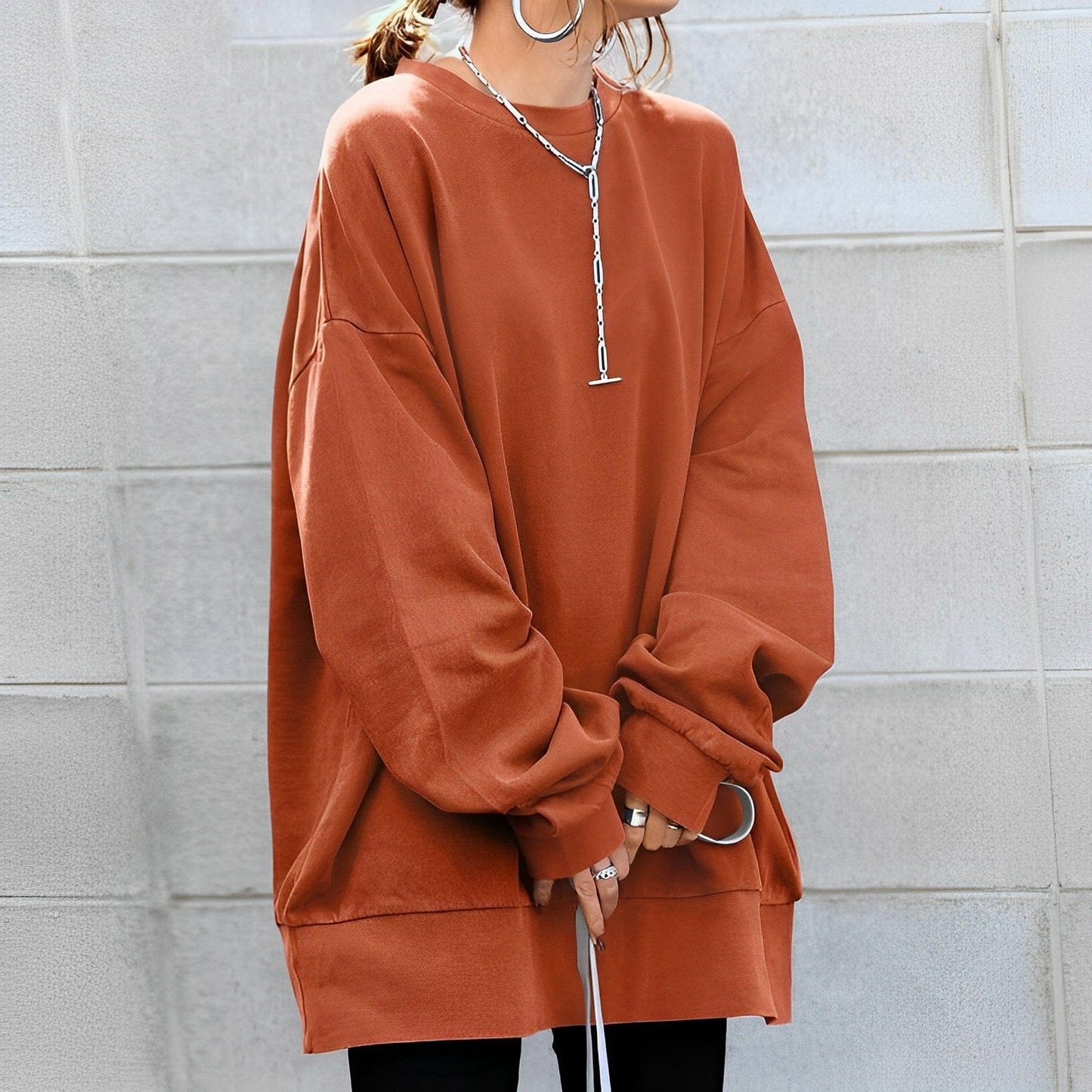 Oversized Designer-Pullover – Jamila