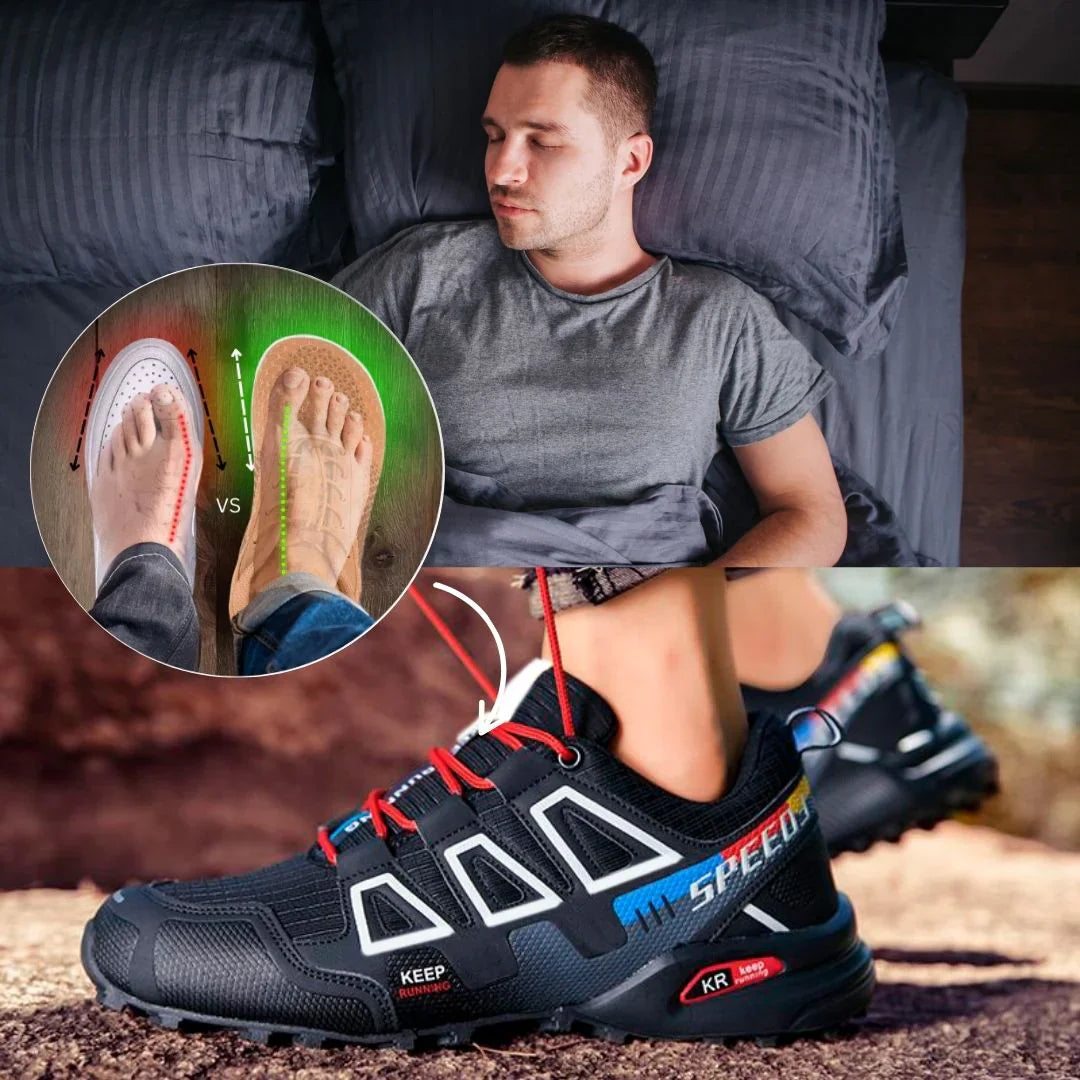 OrthoTrekking – Ergonomische Wanderschuhe Schlaf.