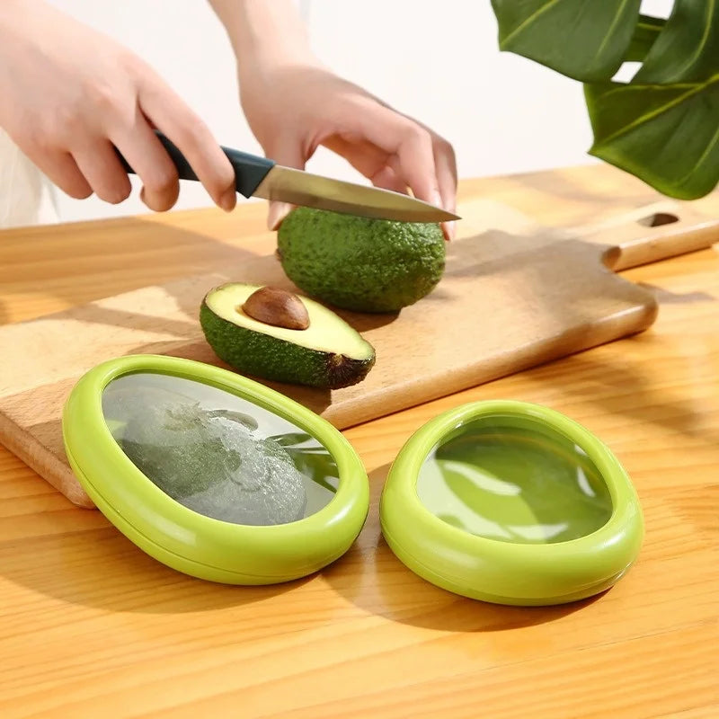 FreshSeal™ Wiederverwendbare Deckel für geschnittenes Obst und Gemüse (x4)