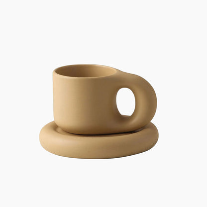 Robuster Keramik-Espressobecher | Stilvoll, Langlebig, Perfekt für Espresso