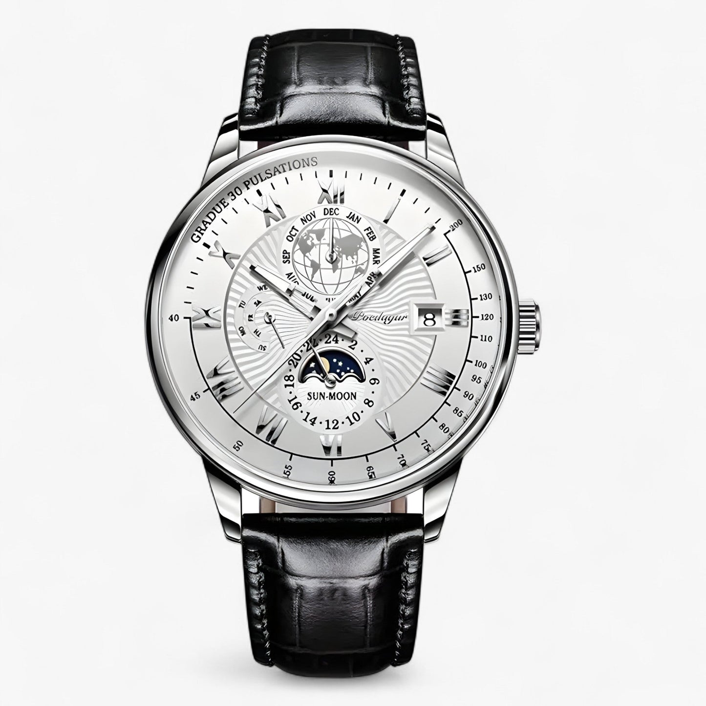 PhaseClock™ - Luxusmechanisches Armbanduhr für Männer