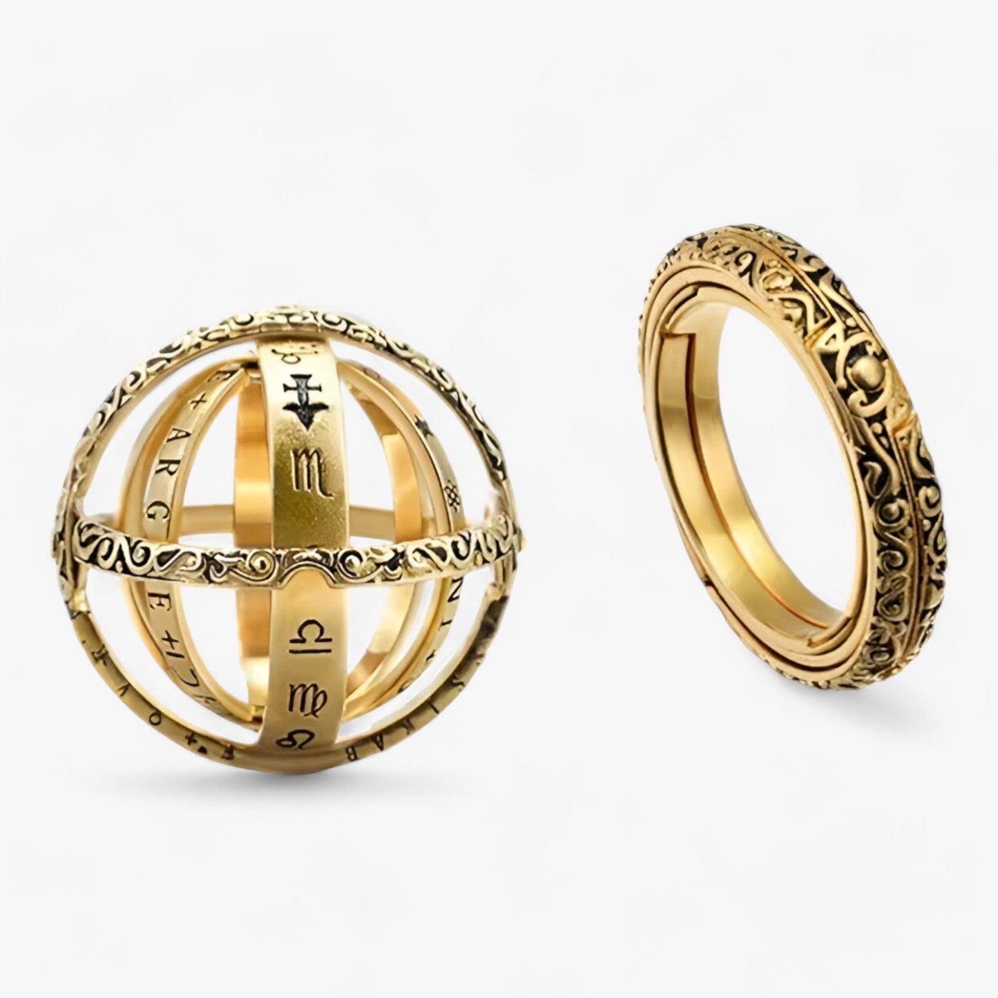 Rotierender kosmischer Ring – kreatives Design
