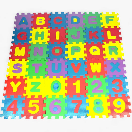 Mini Schaumstoffbuchstaben und -zahlen für Kleinkinder - Spielerisches Lernen und Sichere Spielzeit