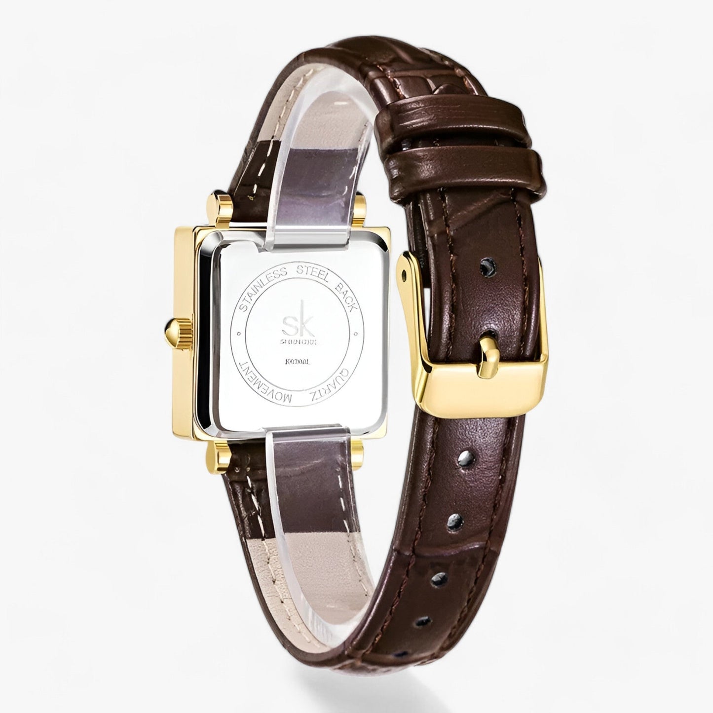 Charlotte | Quadratisches Damenarmbanduhr – wunderschön und elegant für besondere Anlässe