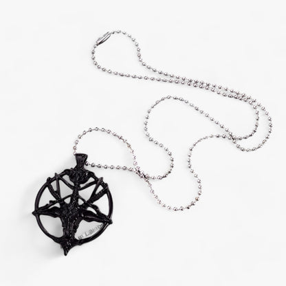 Halskette mit Pentagramm-Anhänger – Vintage-Charme