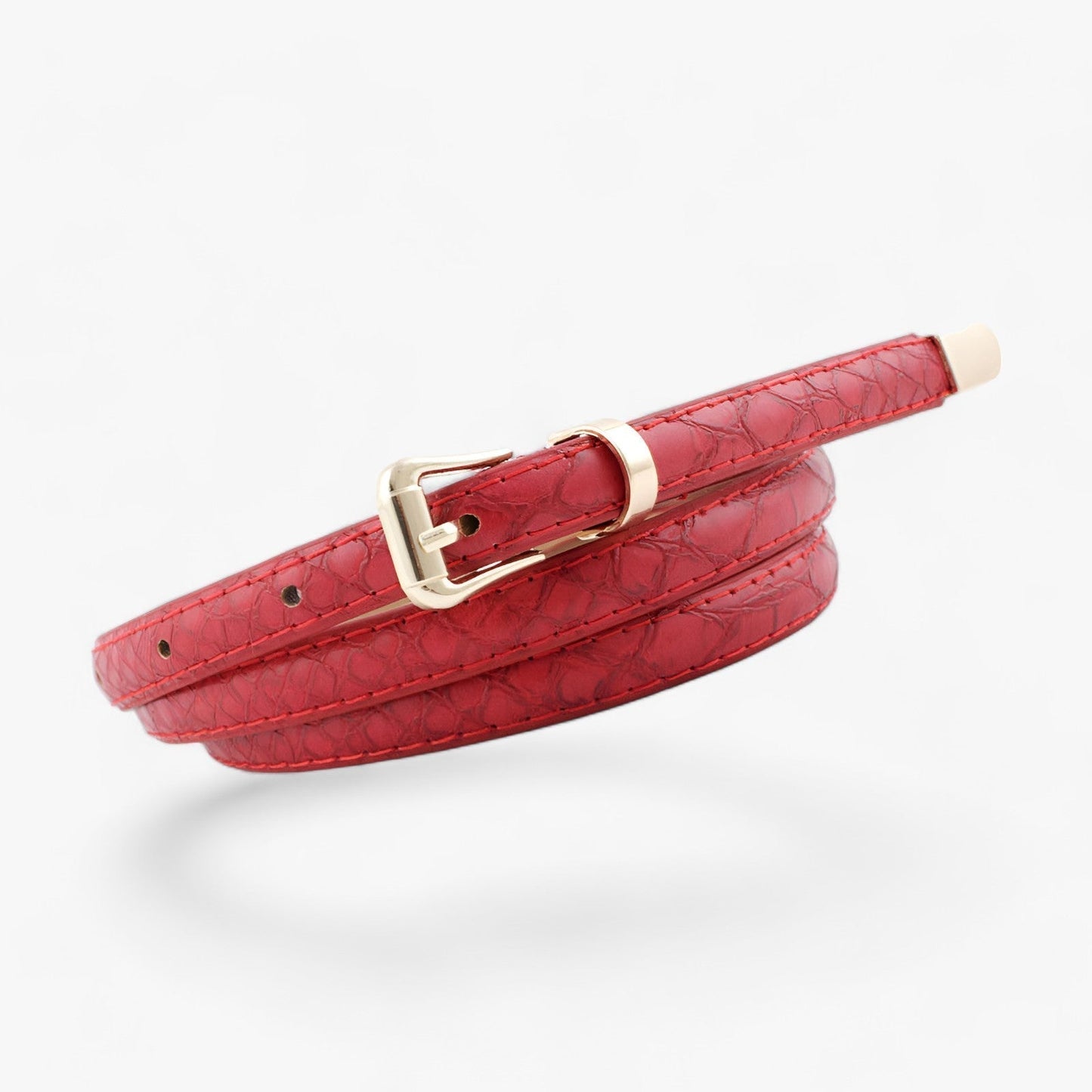 Damen Schlangenmuster-Gürtel - Elegant und Trendy