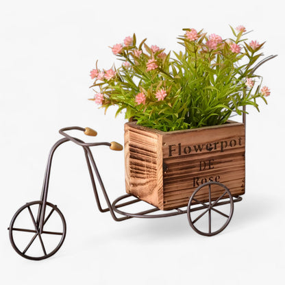 PedalBlüte | Retro-Blumentopf - Verspielte Sukkulentenausstellung