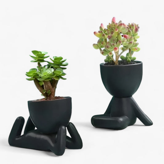 Nordic Charm | Keramiktopf - Perfekt für Sukkulenten und Stil