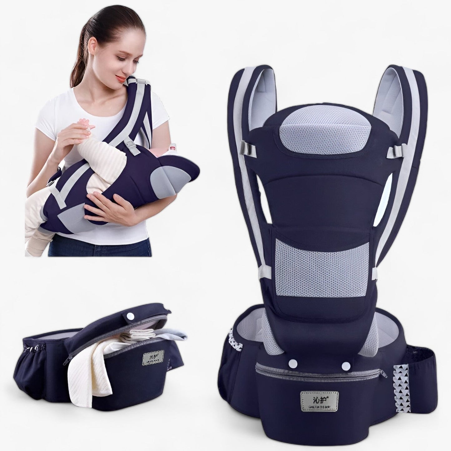Porte-bébé FlexiHip | Verstelltrage - Komfort und Bequemlichkeit für Eltern und Baby