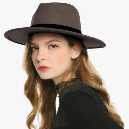 Woll-Fedora-Hut - Stilvoll warm bleiben