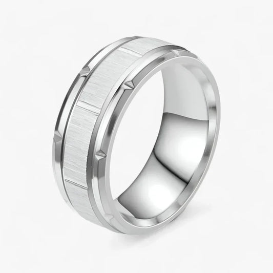 Robuster Titanstahl-Ring - Perfekt, um Ihren Alltagslook aufzuwerten
