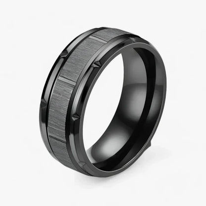 Robuster Titanstahl-Ring - Perfekt, um Ihren Alltagslook aufzuwerten