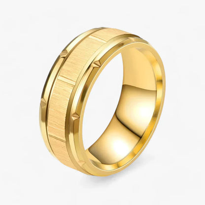 Robuster Titanstahl-Ring - Perfekt, um Ihren Alltagslook aufzuwerten