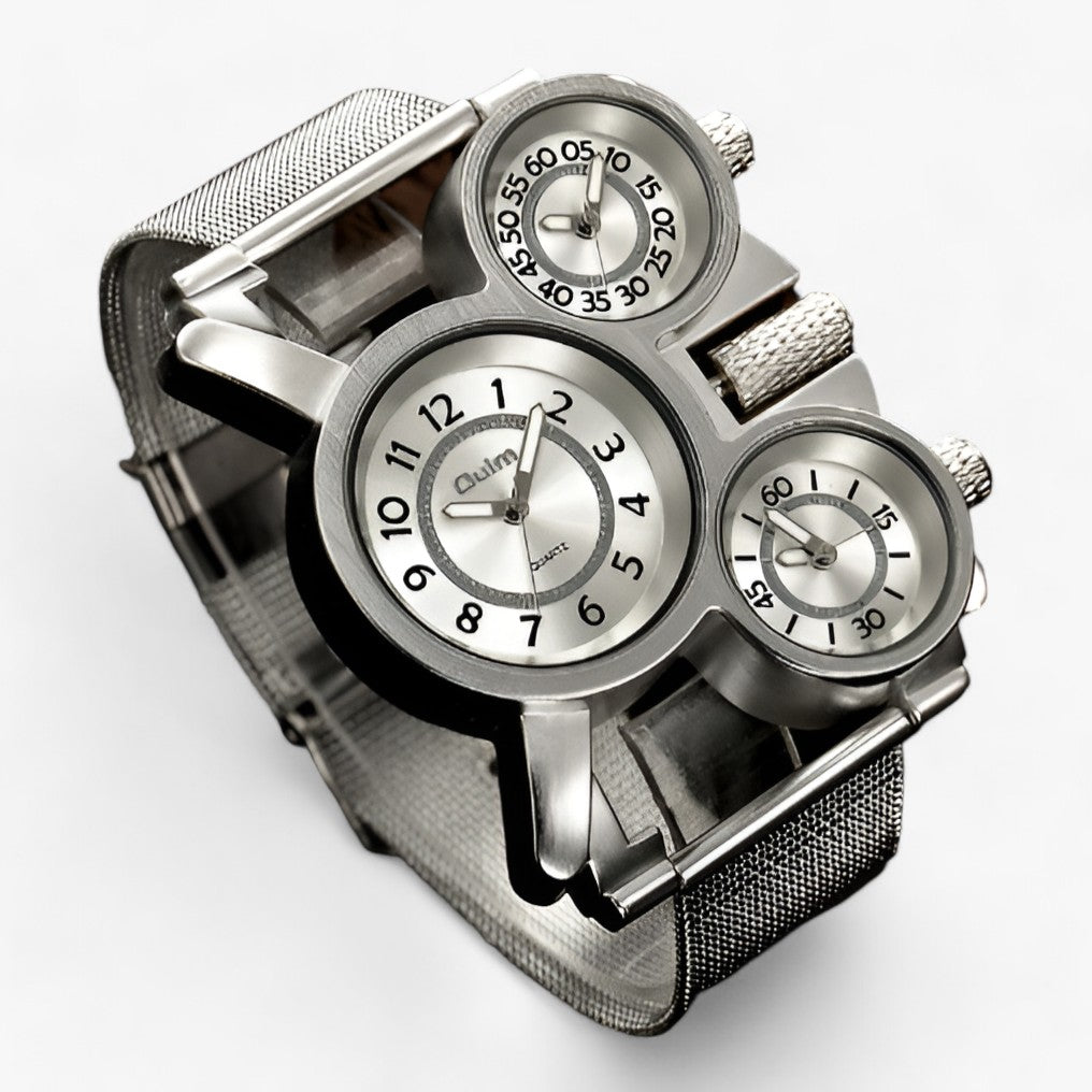 Mehr-Zonen-Uhr - Präzision & Stil