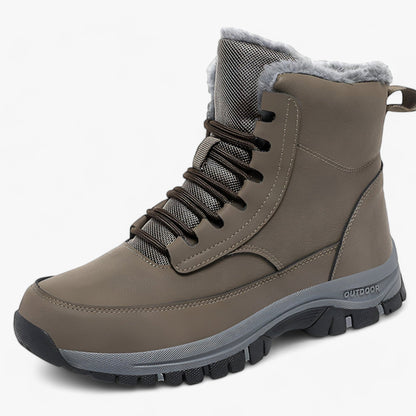 Jacob | Wasserdichte Lederstiefel für Schnee – Extrem warm und praktisch für Männer
