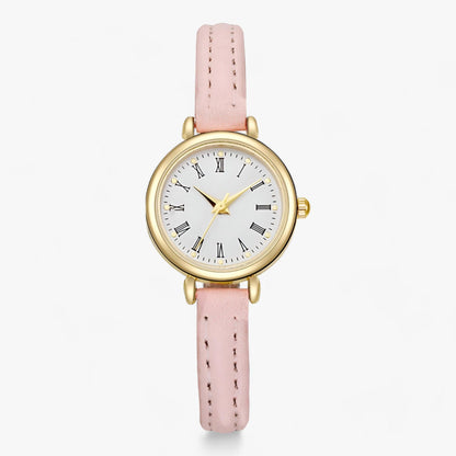 LUNA | Kleine runde Uhr - Schlichter Minimalismus für den Alltagsstil