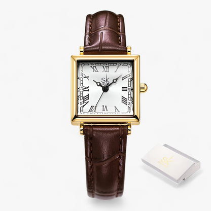 Quadrat Damen Uhr - Erlesen und elegant für besondere Anlässe