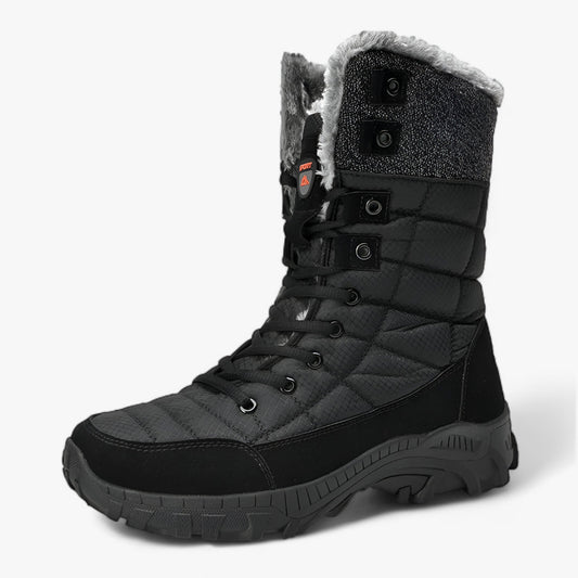 Hohe Lederstiefel für Schnee - Ultra Warm und Wasserdicht für Herren