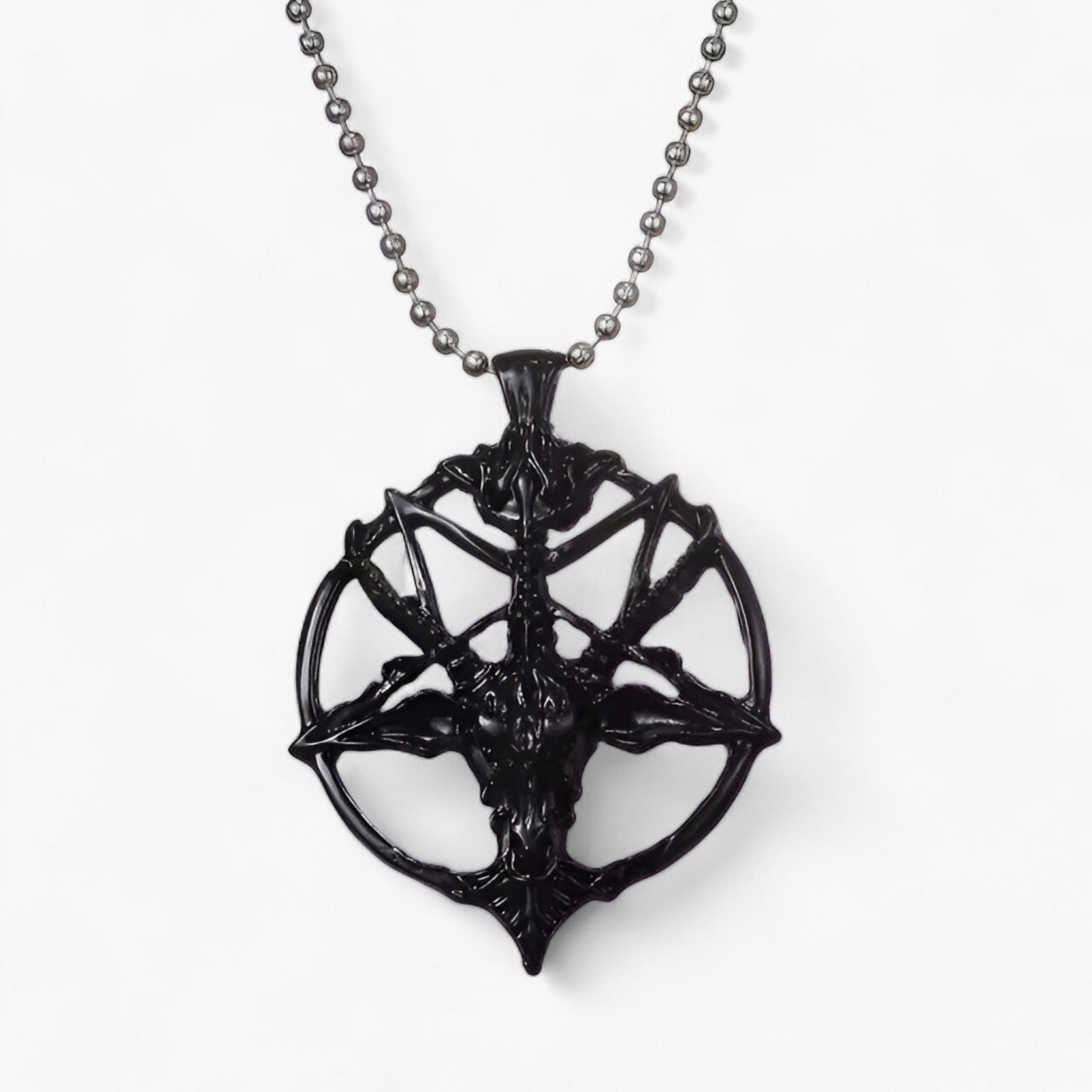 Halskette mit Pentagramm-Anhänger – Vintage-Charme