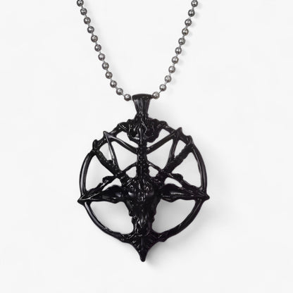 Halskette mit Pentagramm-Anhänger – Vintage-Charme