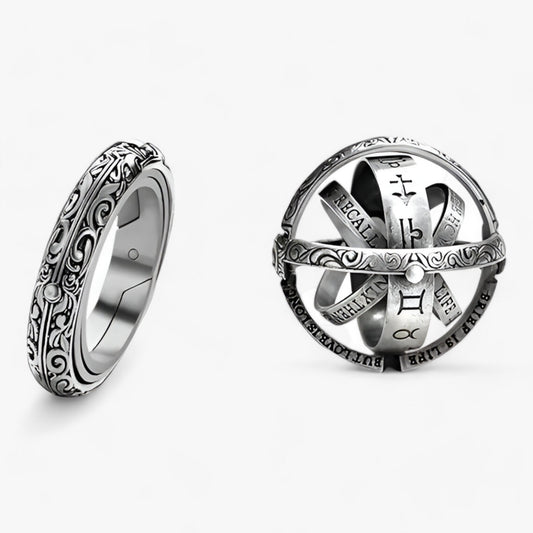 Rotierender kosmischer Ring – kreatives Design
