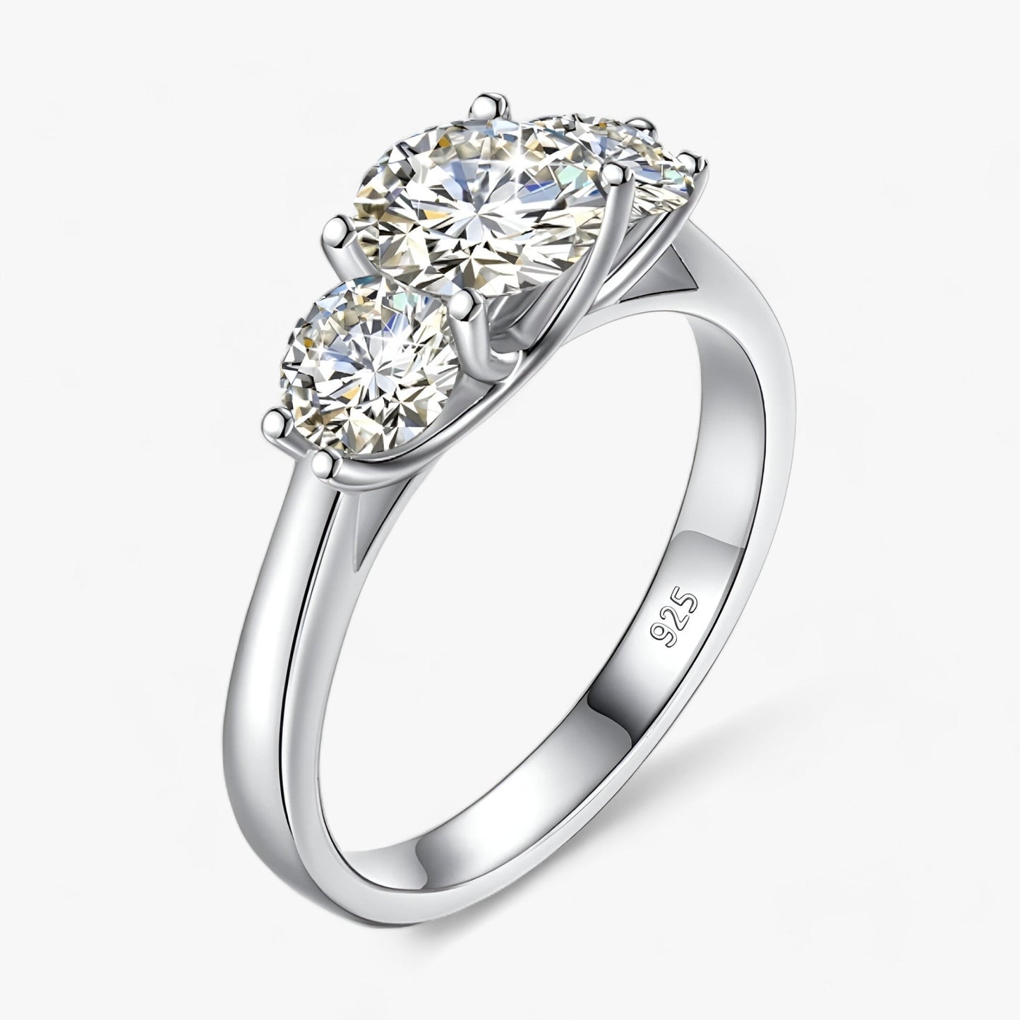 Gelbgold Moissanit-Ring - Strahlender Luxus