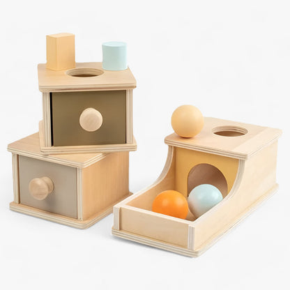 Sensorische Münzbox - Babys Sinnesentdeckung