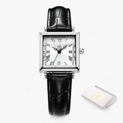 Quadrat Damen Uhr - Erlesen und elegant für besondere Anlässe
