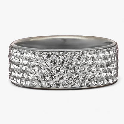 Kristall-Ehering – eleganter Edelstahl