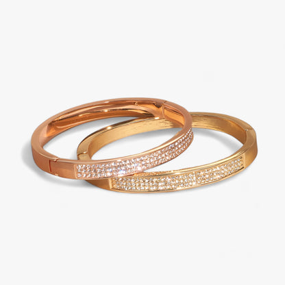 Kristall-Manschettenarmband - Elegantes und zeitloses Accessoire