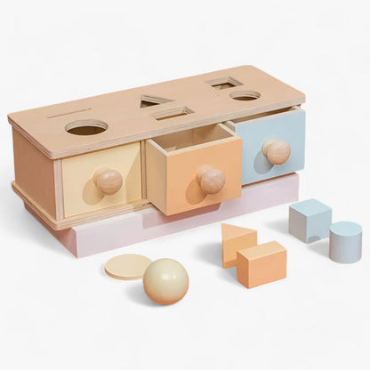 Sensorische Münzbox - Babys Sinnesentdeckung
